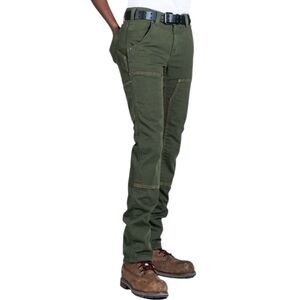Dovetail Workwear Maven X Slim Pant Green Canvas Women's 12